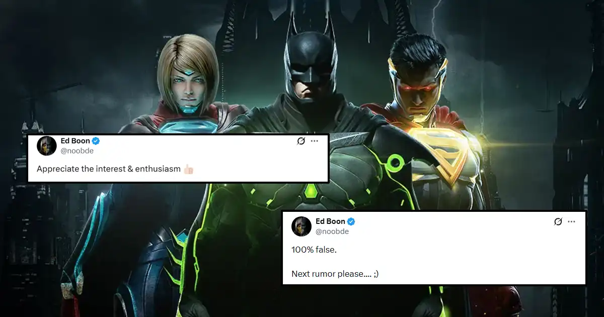 Ed Boon finally gives comments about Injustice 3 rumors but he's as cryptic as ever - EventHubs