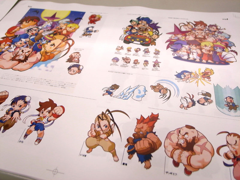 Street Fighter 20th anniversary artbook